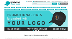 Desktop Screenshot of headwearaustralia.com.au
